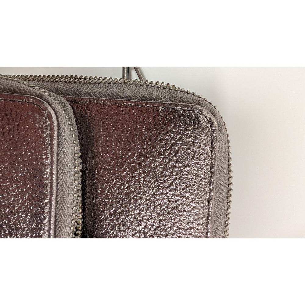 Metallic Gunmetal Leather Crossbody JJill - Picture 7 of 7